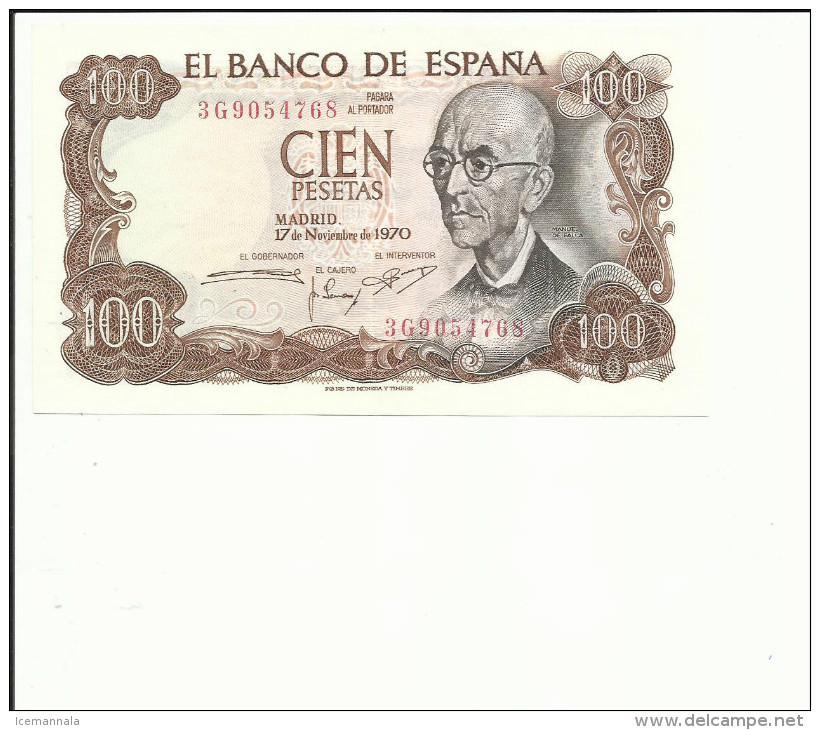 BILLETE 100 PESETAS 1970 - 100 Peseten