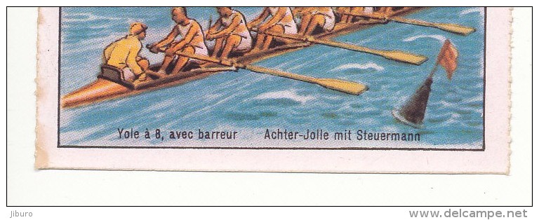 Yole à 8  , Avec Barreur   -   Achter-Jolle Mit Steuermann   // ( Image Thème Sport Aviron Rowing )  //  IM 26-KP3 - Nestlé