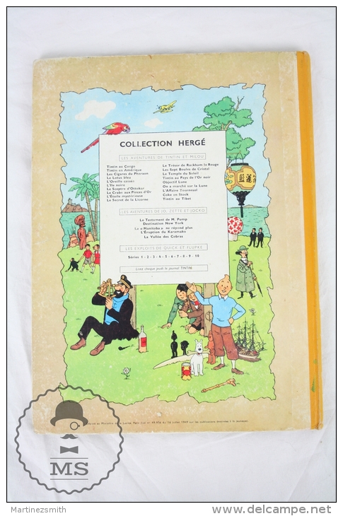 Comic Les Aventures De Tintin - Le Temple Du Soleil - Tin Tin Edicions Casterman, 1962 - Tintin