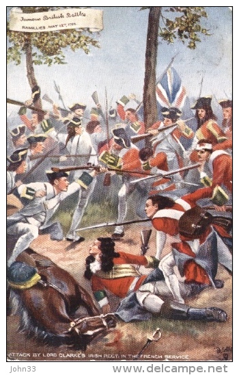 R. Caton Woodville  - Famous British Battles : 1706 Ramillies   -   9134 - Tuck, Raphael