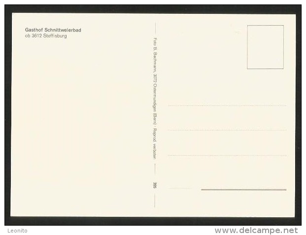 STEFFISBURG BE Thun Gasthof SCHNITTWEIERBAD - Steffisburg