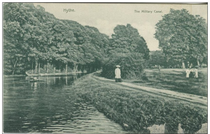 Victoria Series Postcard,  Hythe, The Military Canal, Animated - Other & Unclassified