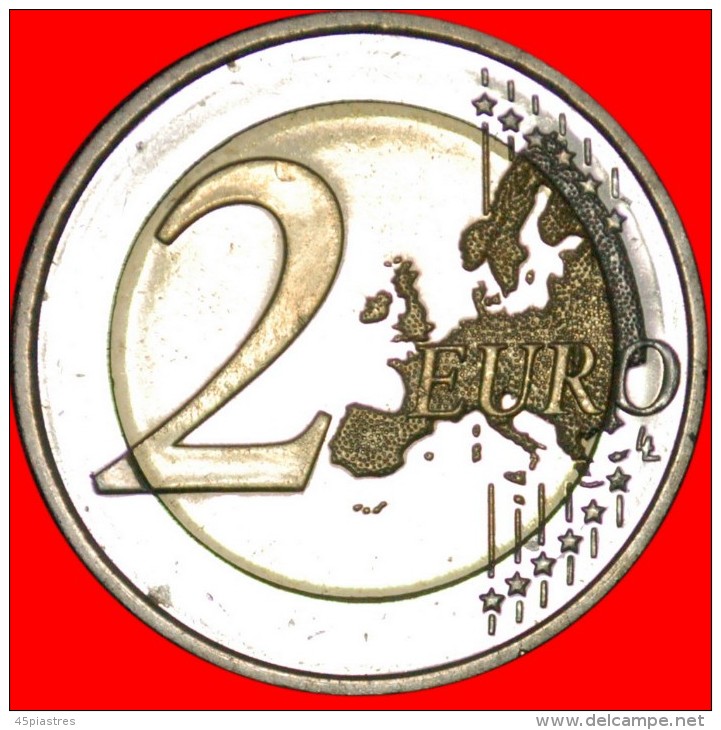 * FILLED 'R': CYPRUS 2 EURO 2008 UNC! MINT LUSTRE! LOW START NO RESERVE! ERROR - Abarten Und Kuriositäten