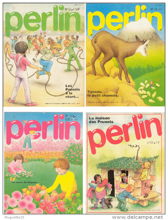 PERLIN Livre BD Jeunesse Maternelle Lot De 4 - Autre Magazines