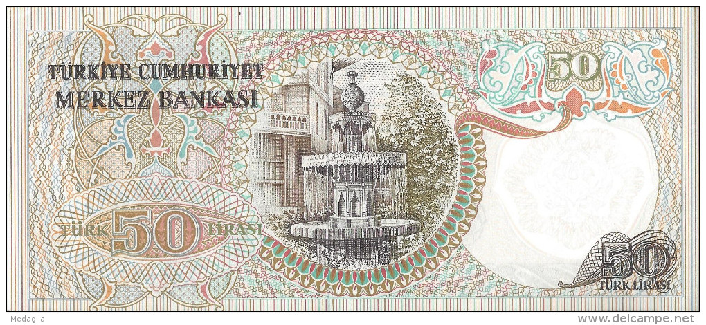 TURQUIE - 50 Lira 1970 UNC - Turquie