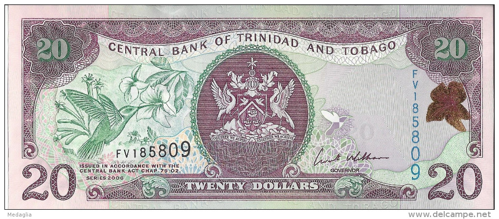 TRINITE ET TOBAGO - 20 Dollars 2006 UNC - Trinité & Tobago