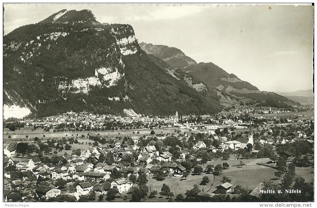 SVIZZERA  SUISSE  GL  MOLLIS  NÄFELS  Panorama - Mollis