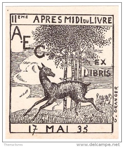 Ex Libris IIe Après Midi Du Livre 17 Mai 1935 (PPP227) - Ex-libris