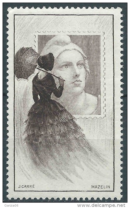 France - 1949 - Exposition Centenaire Du Timbre Poste Français - Marianne De Gandon Gris Noir  - Neufs  ** - MNH - Esposizioni Filateliche