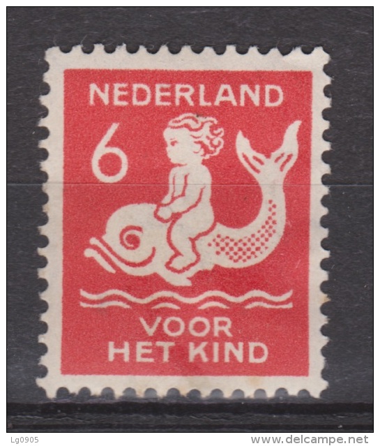 NVPH Nederland Netherlands Pays Bas Niederlande Holanda 227 MLH; Dolfijn, Dolphin, Dauphin, Delfin 1929 - Unused Stamps