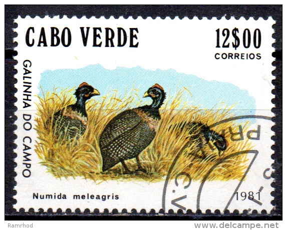 CAPE VERDE 1981 Birds - 12e - Helmet Guineafowls   FU - Cape Verde