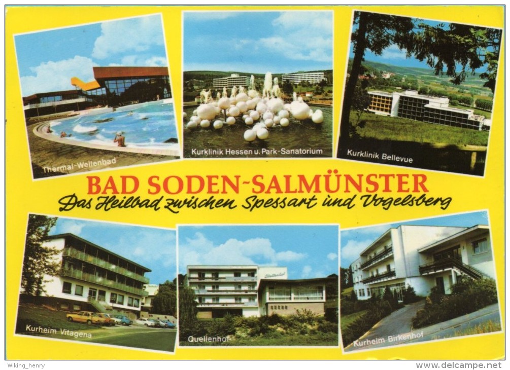 Bad Soden Salmünster - Mehrbildkarte 15 - Main - Kinzig Kreis