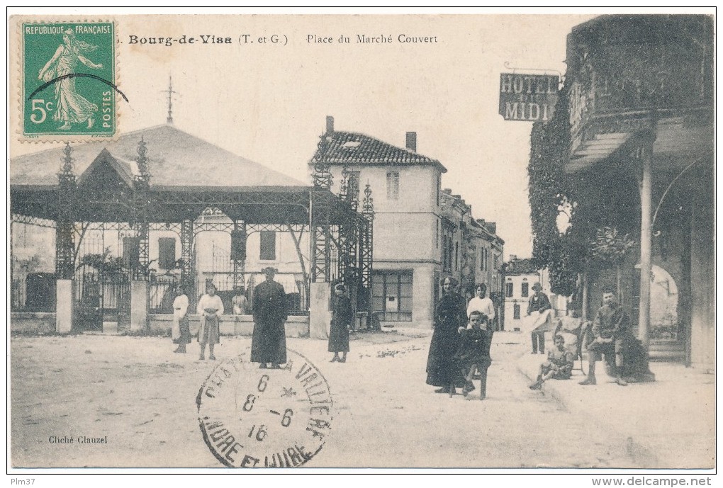 BOURG DE VISA - Place Du Marché Couvert - Bourg De Visa