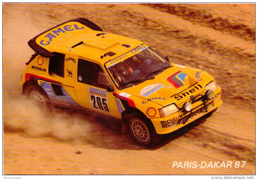 Paris - Dakar 87 - Peugeot 205 - Rallyes