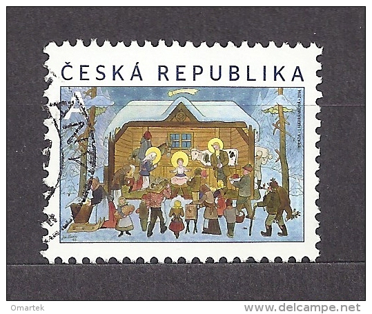Czech Republic  Tschechische Republik  2014 ⊙ Mi 826 Josef Lada - Christmas, Weihnachten. C.3 - Gebraucht