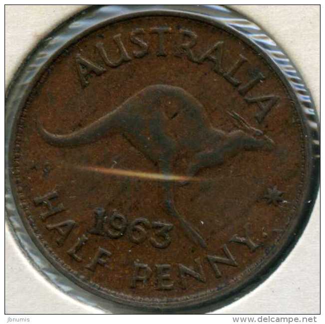 Australie Australia 1/2 Penny 1963 KM 61 - ½ Penny