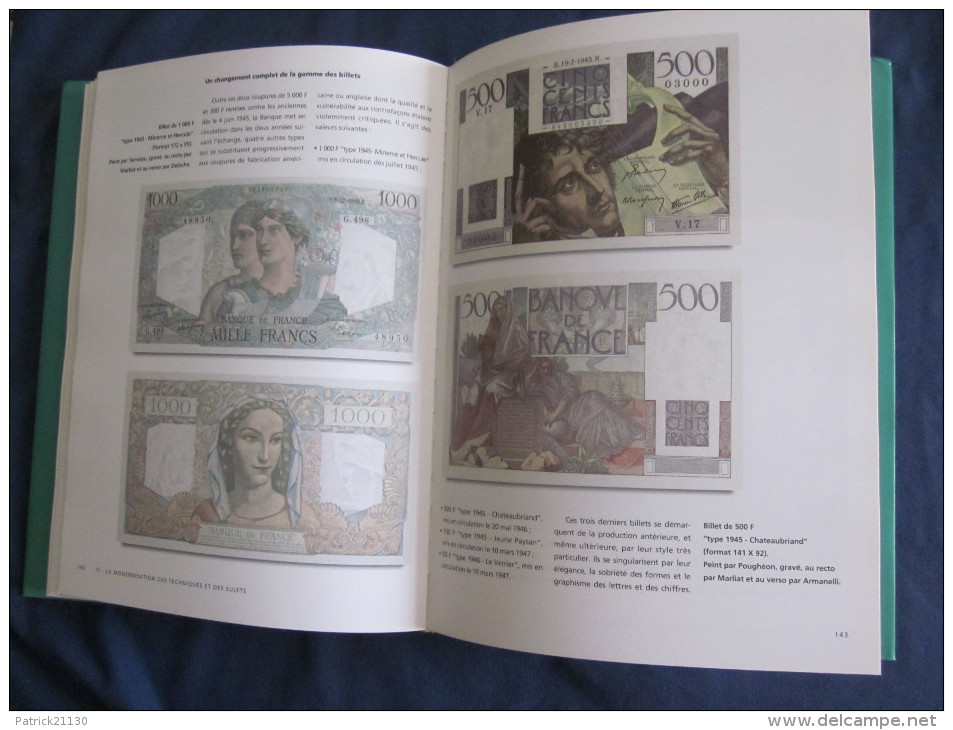 LES BILLETS DE LA BANQUE DE FRANCE 1994 ET SON FASCICULE