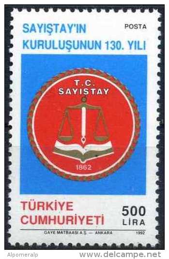 TURKEY 1992 (**) - Mi. 2952, Court Of Accounts - Ungebraucht