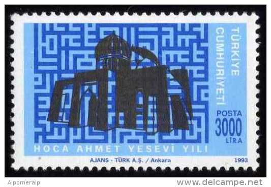 TURKEY 1993 (**) - Mi. 2993, Hodja Ahmet Yesevi's Year - Ungebraucht