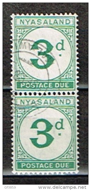 NYASSALAND  /Oblitérés/Used/1950 - Timbre Taxe - Nyassaland (1907-1953)