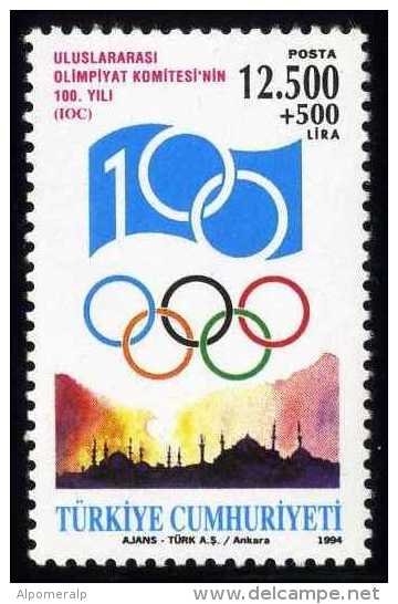 TURKEY 1994 (**) - Mi. 3027, International Olympic Committe (IOC) - Neufs