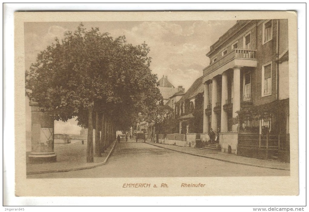 CPSM EMMERICH AM RHEIN (Allemagne-Rhénanie Du Nord Westphalie) - Rheinufer - Emmerich