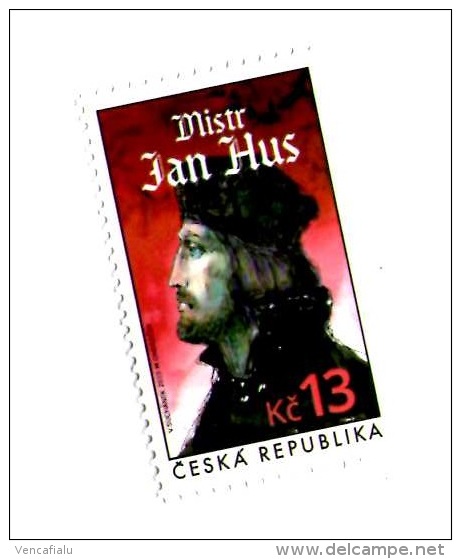 Czech Republic 2015 - Church Reformer Jan Hus, 1 Stamp, MNH - Christianisme