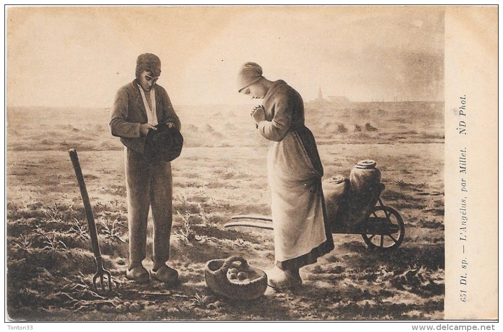 PARIS - 75 - Musée Du LOUVRE - L´ANGELUS De Jean François MILLET - ENCH** - - Musées