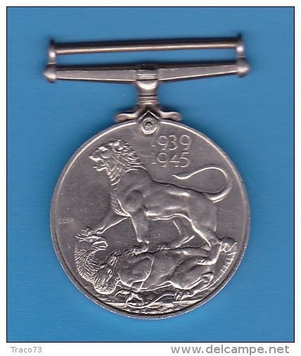 GEORGIVS VI D G BR OMN REX ET INDIAE IMP  /  World War II Medal _  1939 - 1945. - Autres & Non Classés