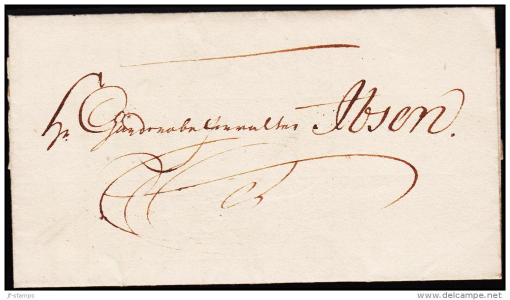 1813. KØBENHAVN 31.12.1813. Sender Holstein To Ibsen.  (Michel: ) - JF175525 - ...-1851 Préphilatélie