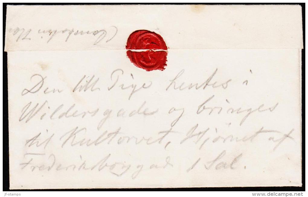 1813. KØBENHAVN 31.12.1813. Sender Holstein To Ibsen.  (Michel: ) - JF175525 - ...-1851 Prephilately