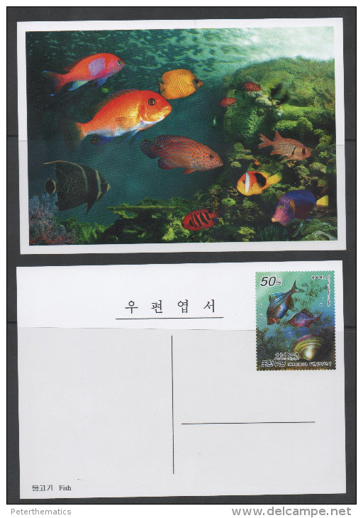 MARINE LIFE  ,2014, FISH, SHELLS,  CORALS, PREPAID POSTCARD, NICE POSTAL STATIONERY - Marine Life