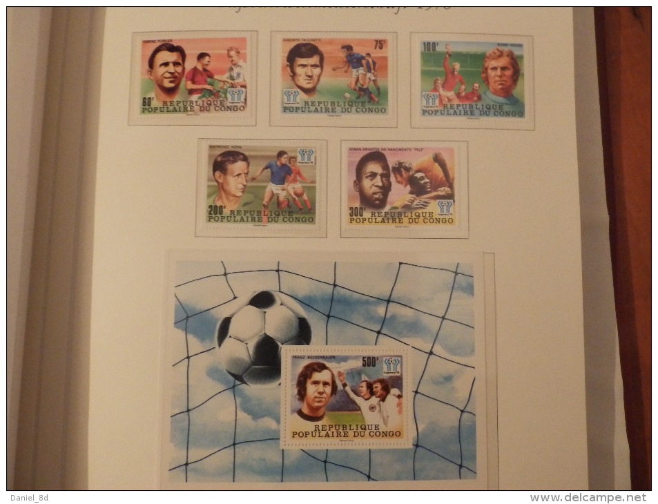 Collection 2 Albums, Tematic: World Cup Argentina 1978, 140 Pages Total, Worldwide, MNH - Collections (en Albums)