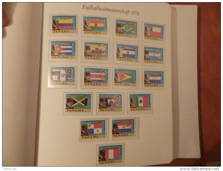 Collection 2 albums, tematic: World cup Argentina 1978, 140 pages total, worldwide, MNH