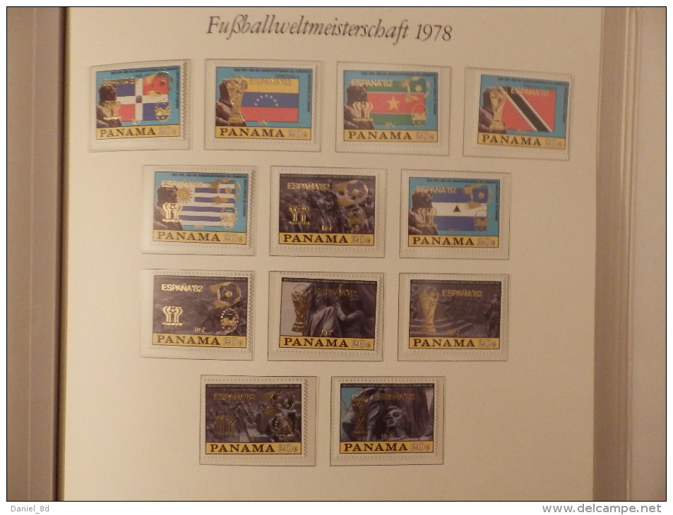 Collection 2 albums, tematic: World cup Argentina 1978, 140 pages total, worldwide, MNH