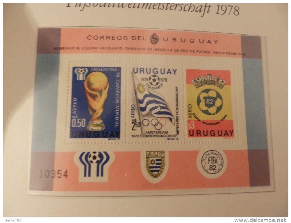 Collection 2 albums, tematic: World cup Argentina 1978, 140 pages total, worldwide, MNH