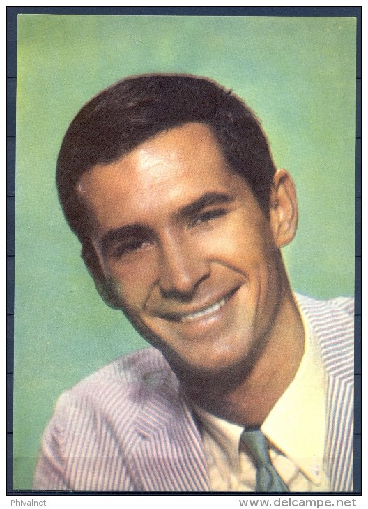 FOTOGRAFIA DE ANTHONY PERKINS , ACTORES , CINE , BIOGRAFIA AL DORSO - Foto's