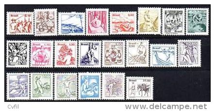 BRÉSIL - SERIE COURANTE (22) - 1976-80 - Unused Stamps