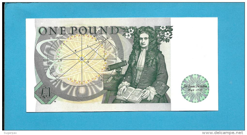 GREAT BRITAIN - 1 POUND - ND ( 1981 - 84 ) - P 377 B - Sign. D. H. F. Somerset - BANK OF ENGLAND - 2 Scans - 1 Pound