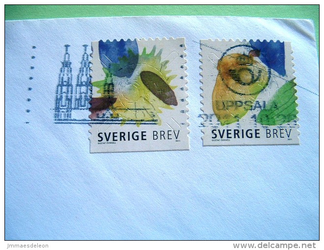 Sweden 2011 Cover To Nicaragua - Flowers Or Seeds - Cartas & Documentos
