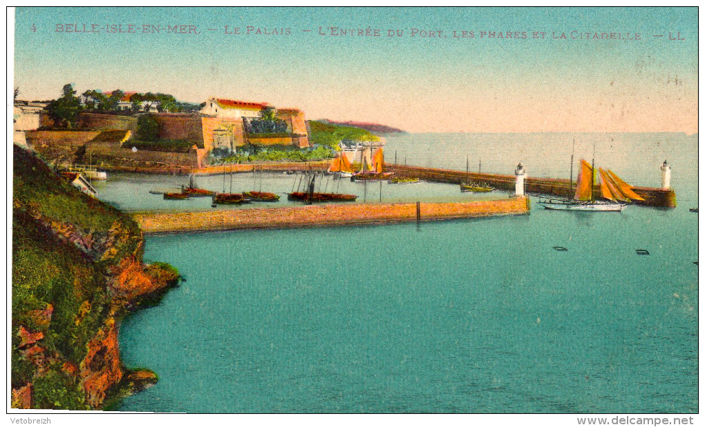 PORT DE PALAIS = 4 CARTES - Belle Ile En Mer