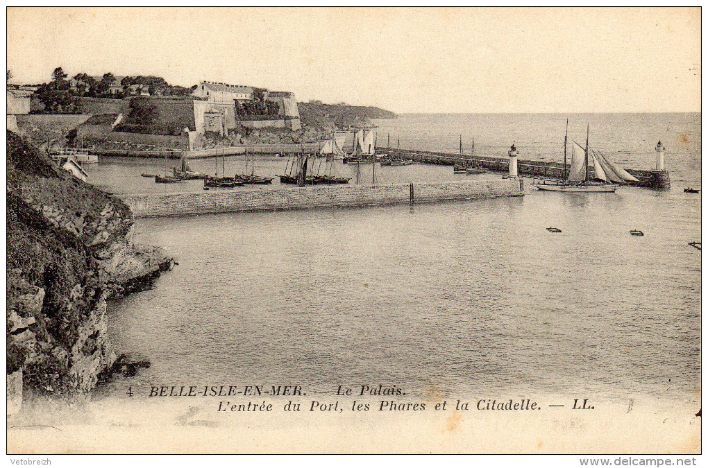 PORT DE PALAIS = 4 CARTES - Belle Ile En Mer