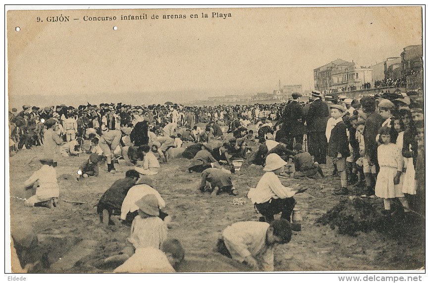 9 Gijon Concurso Infantil De Arenas En La Playa Sandcastle Competition Editor Francisco Maros Davila - Asturias (Oviedo)