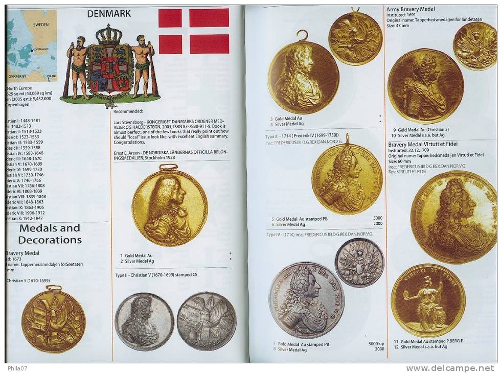 Borna Barac: Reference Catalogue Orders,Medals And Decorations Of The World Instituted Until 1945, Part II – Bronze Boo - Non Classés