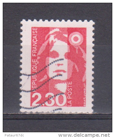FRANCE / 1990 / Y&T N° 2629 : Briat Carnet 2F30 Rouge - Usuel - Used Stamps