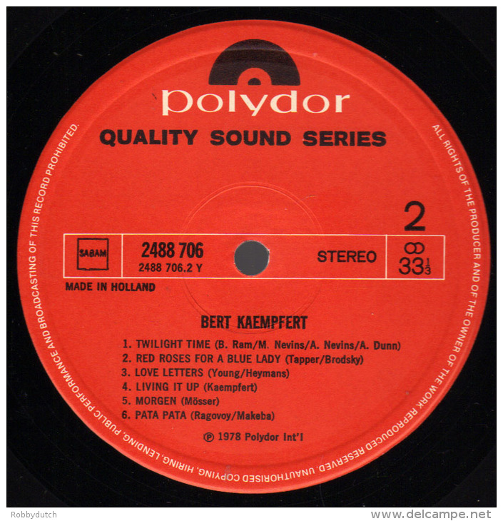 * 2LP *  BERT KAEMPFERT (Quality Sound Series)(Holland 1978 EX-!!!) - Instrumentaal