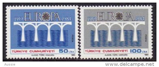 Cept 1984 Turkije Turquie Turkei Yvertn° 2425-26 *** MNH Cote 12,50 Euro - 1984