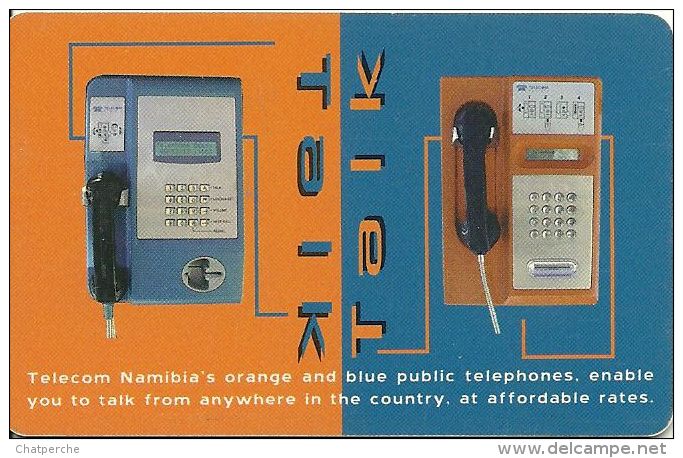 TELECARTE PHONECARD NAMIBIA NAMIBIE  CARTE A PUCE 10 DOLLARS  ANY TIME - Namibie