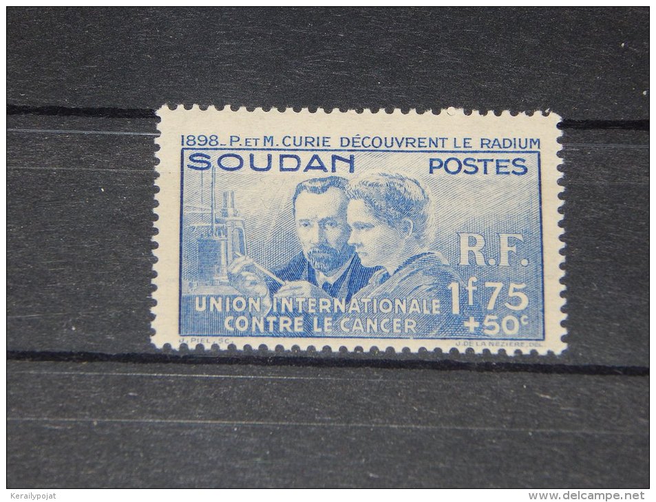 French Soudan - 1938 Marie Curie MNH__(TH-12435) - Soudan (...-1951)