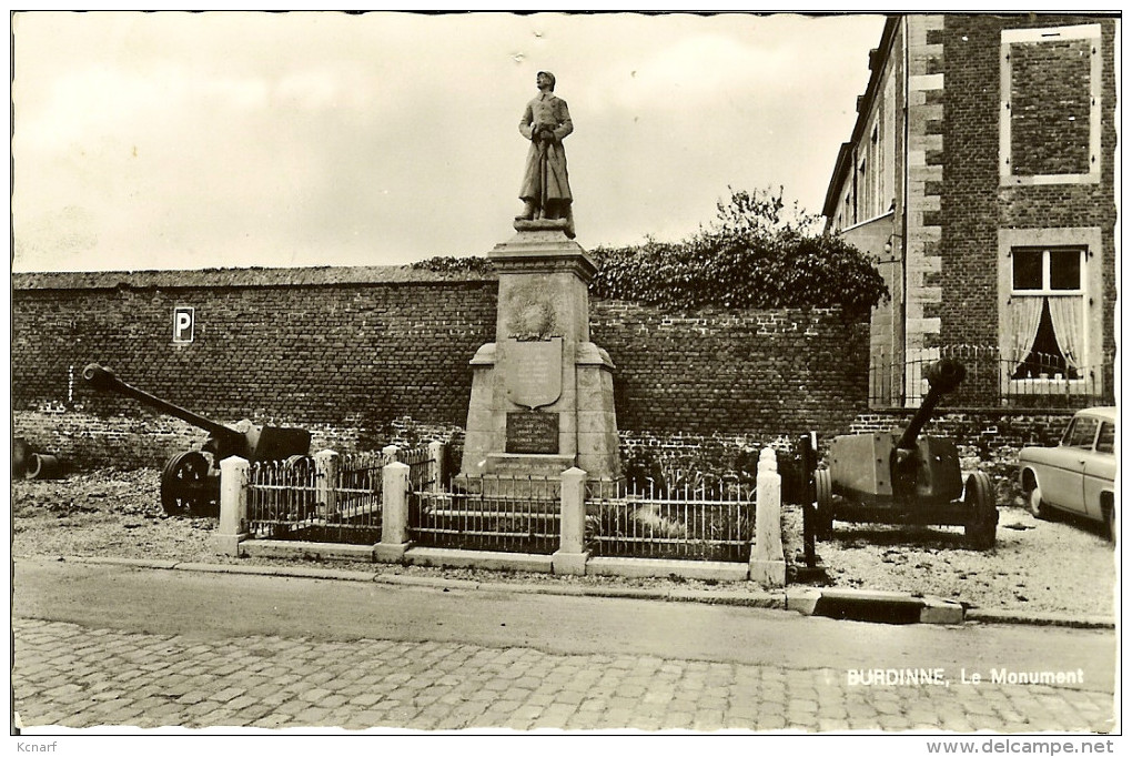 CP De BURDINNE " Le Monument " - Burdinne